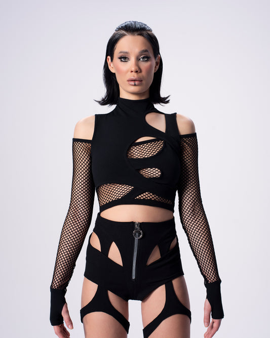 Enigma Mesh Asymmetric Top